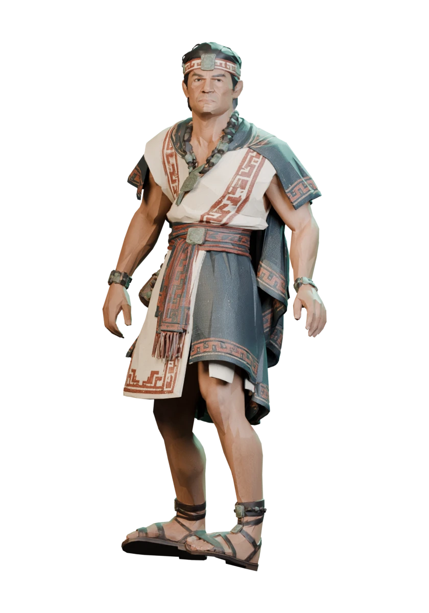 Modelo 3D de Brujo del Copal